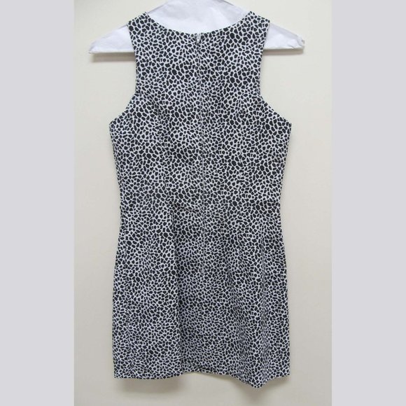 Rampage r-wear Black White Animal print Dress Sz 9 - Picture 2 of 3